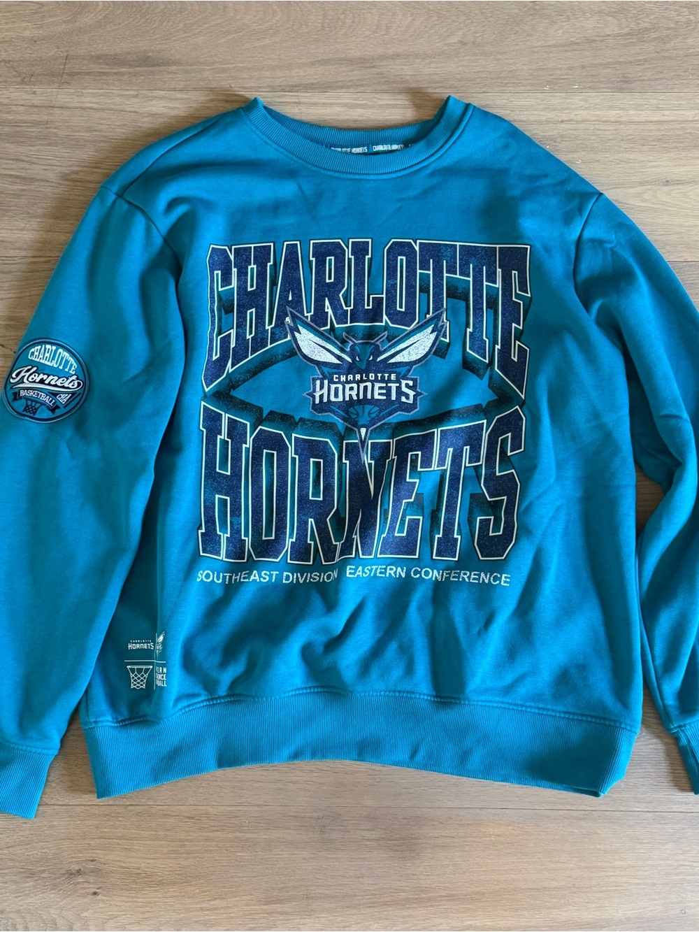 NBA Charlotte Hornets Teal Crewneck Sweatshirt